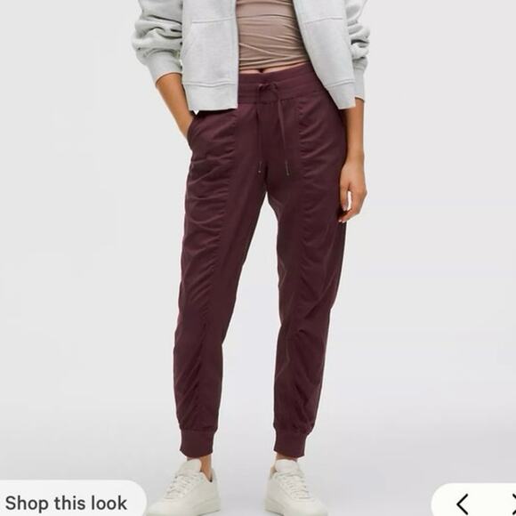 Lululemon Dance Studio Mid-Rise Jogger Full Length Garnet - Picture 1 of 5